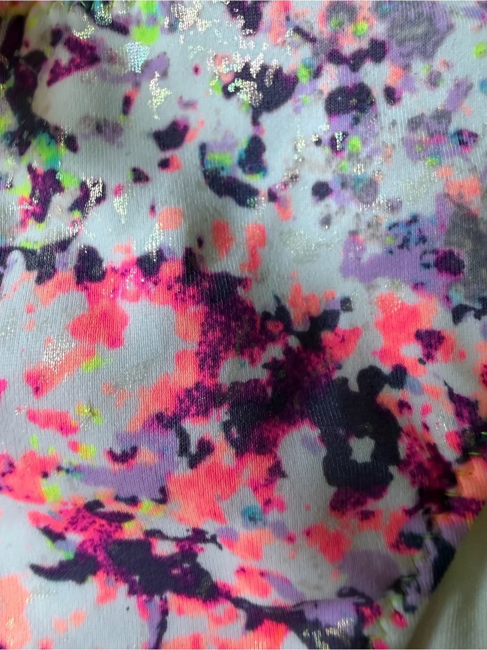 Victoria's Secret Neon Splatter Two-Piece Bikini-Vacation/ Beach Ready! 36D/M
